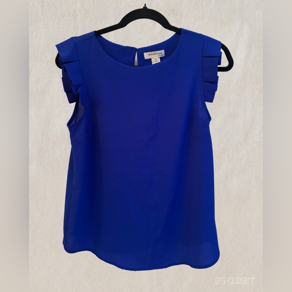 Blue Sleeveless Top
